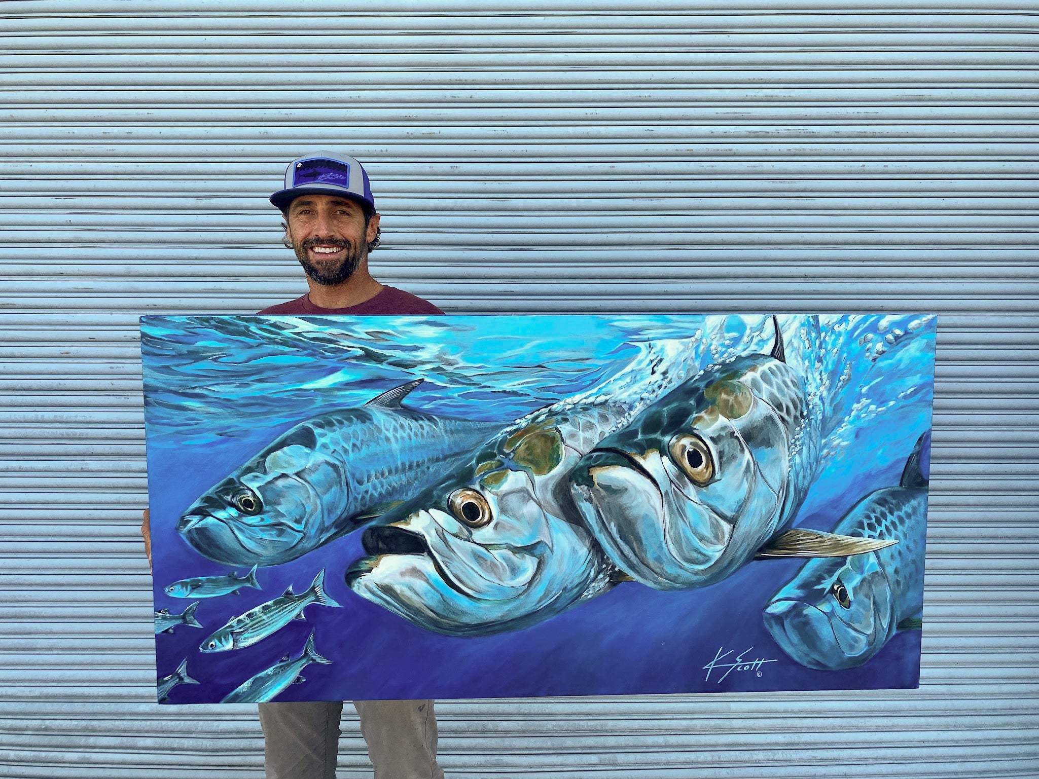 Original Artwork For Sale, Fishing and Marine Art - KScott Art