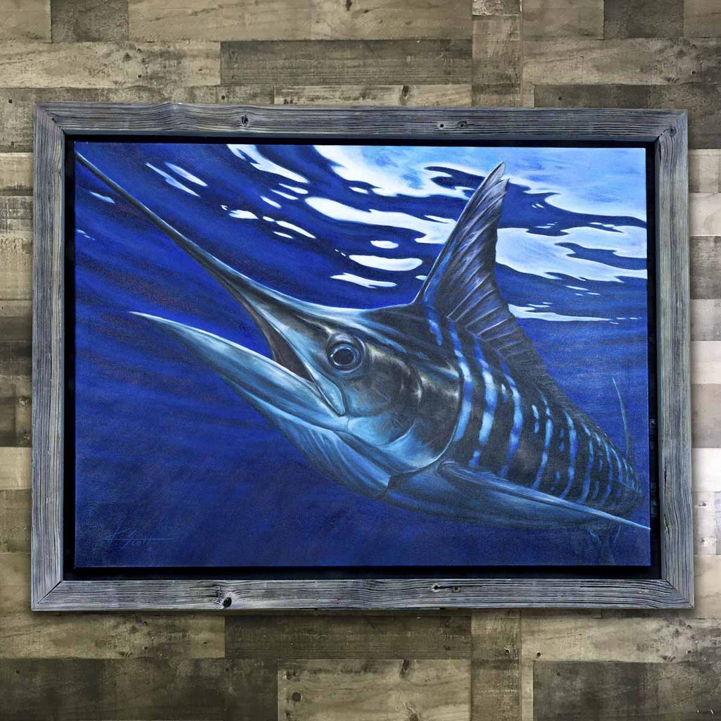 Striped Marlin Canvas Artwork
