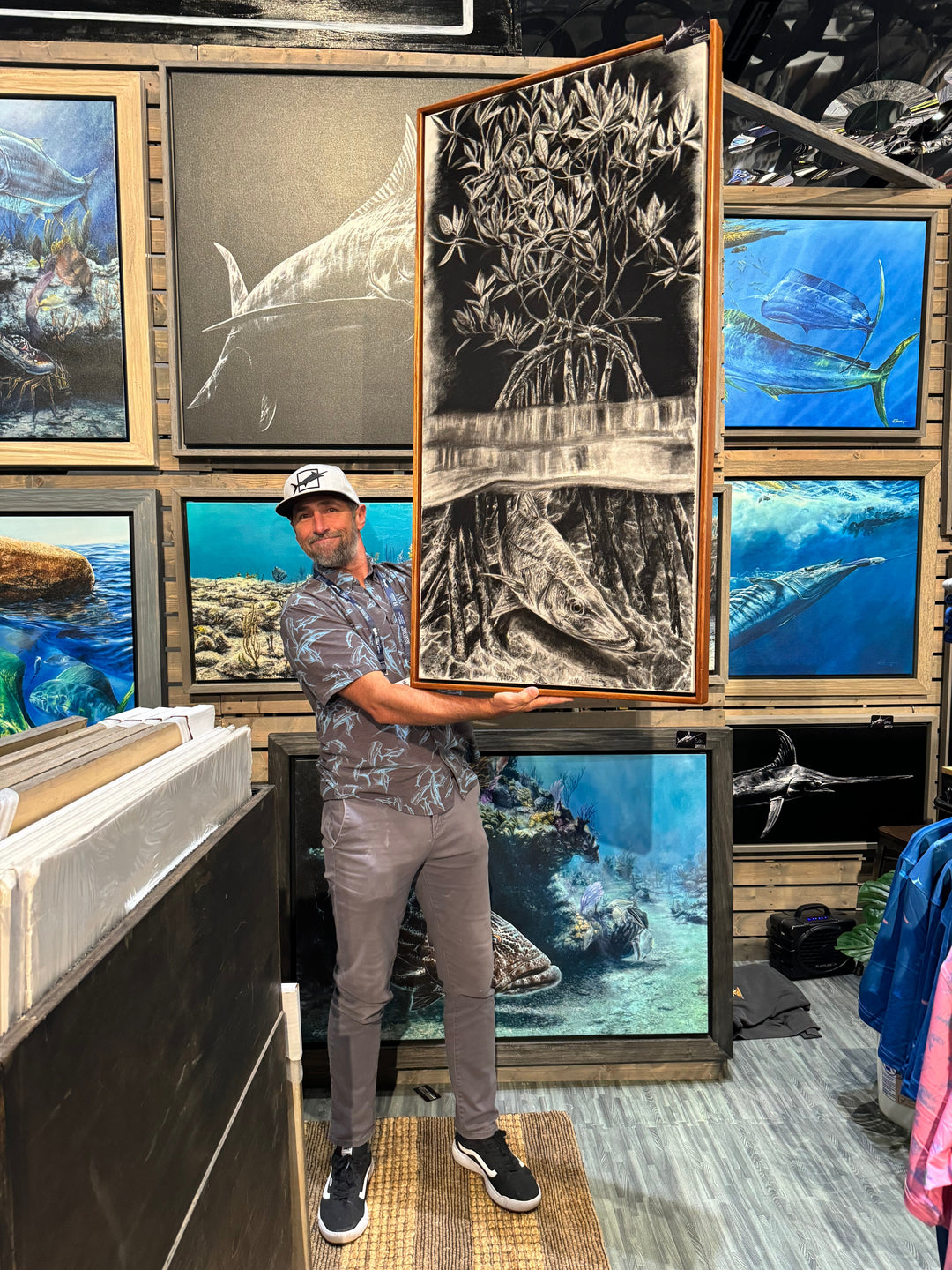 2025 Miami International Boat Show - KScott Art Booth