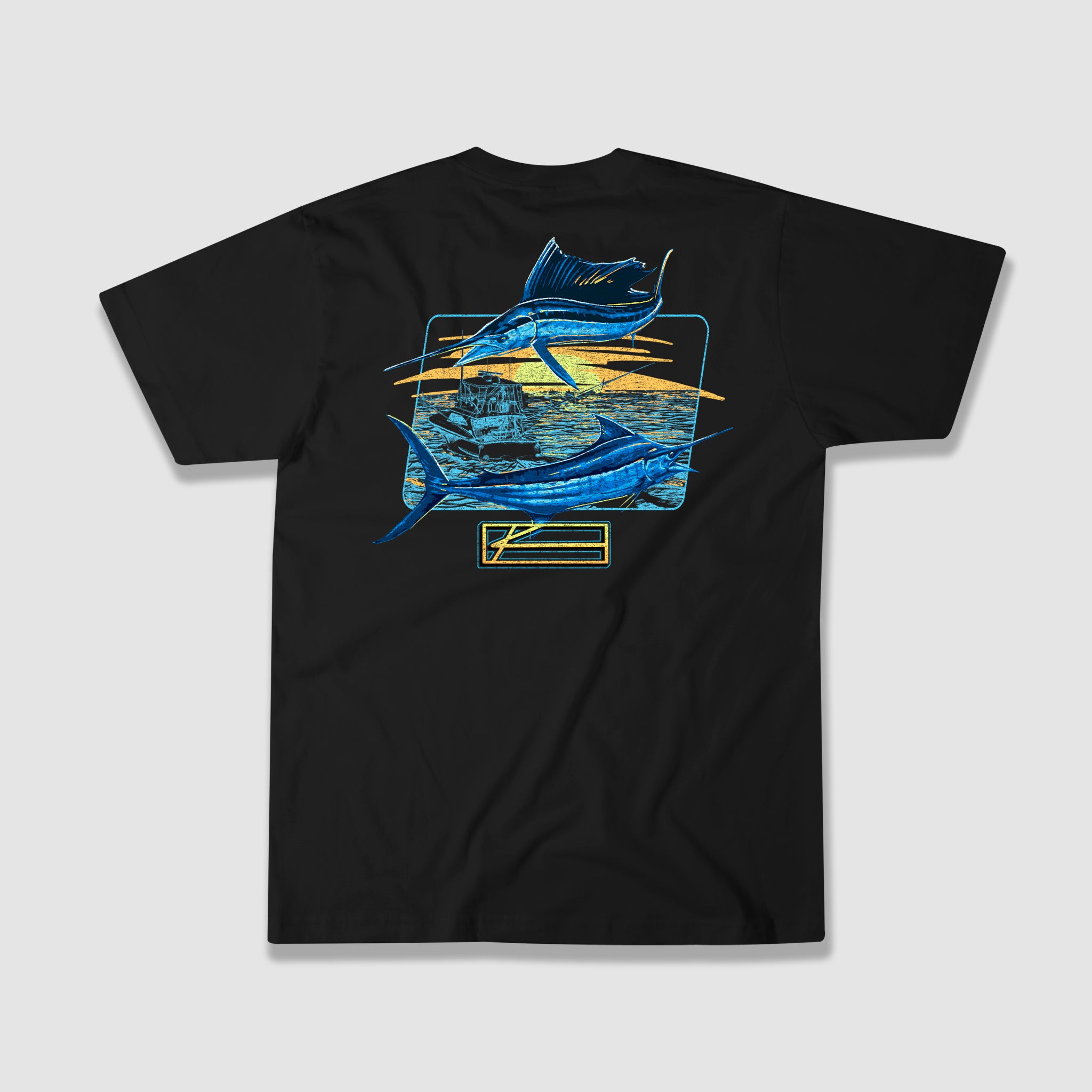 Billfish Band Fishing T-Shirt | KScott Art