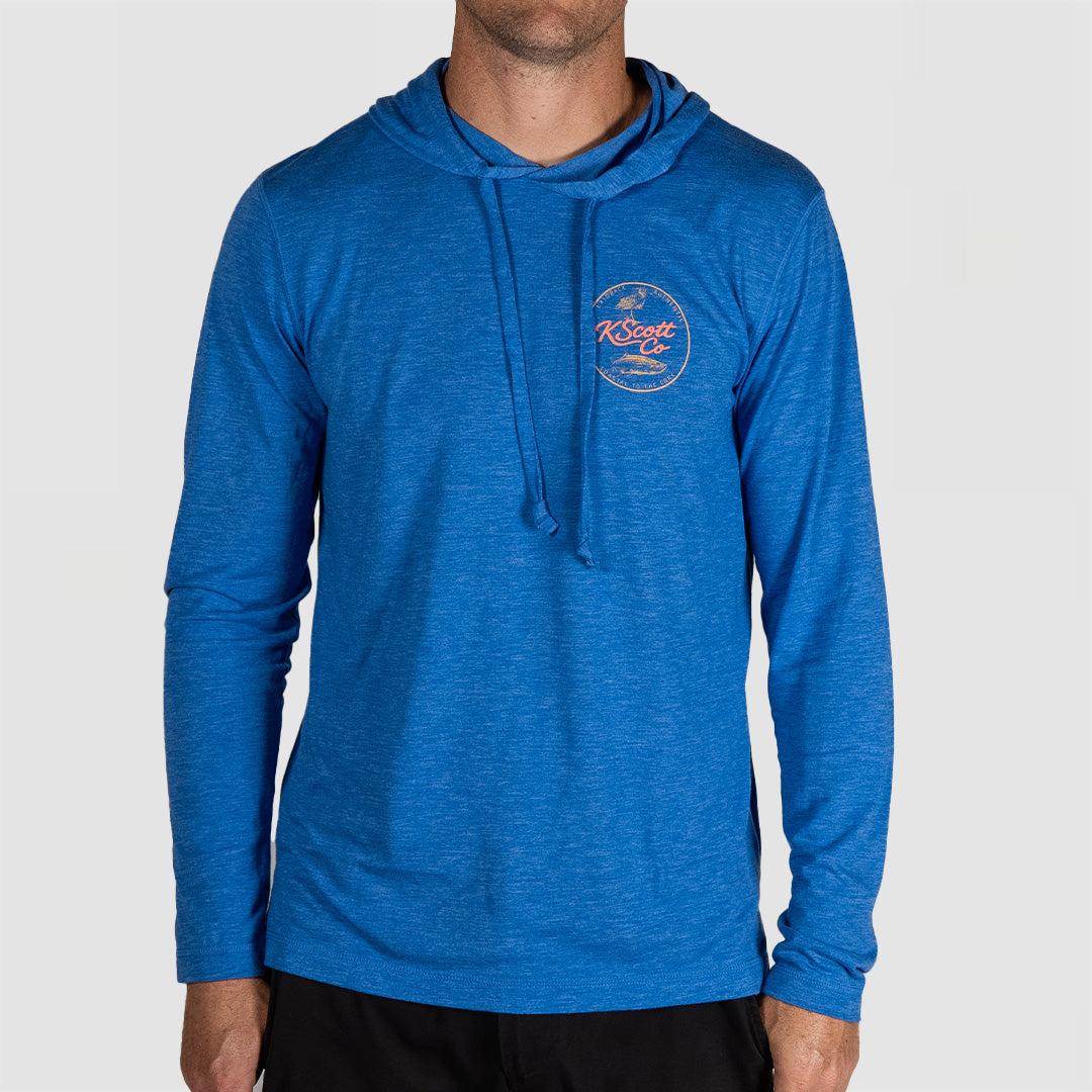 Coastal to the Core - Long Sleeve Hooded Fishing Shirt