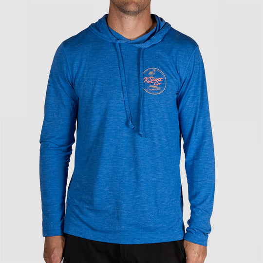 Coastal to the Core - Long Sleeve Hooded Fishing Shirt