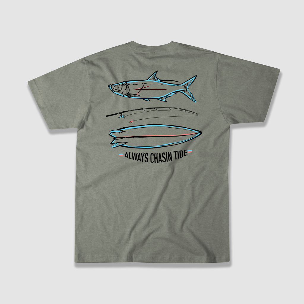 Chasin Tide Fishing T-Shirt