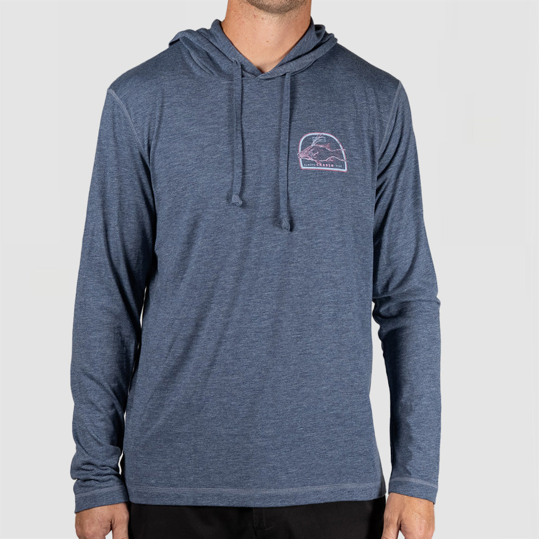 Hog Tied - Long Sleeve Hooded Fishing Shirt