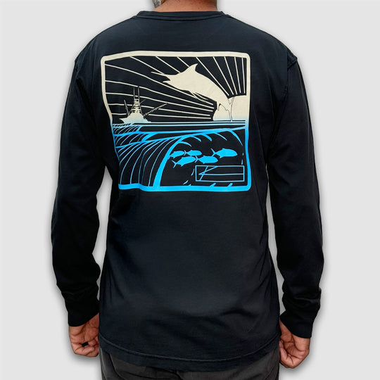 Bills & Barrels - Long Sleeve Fishing T-Shirt
