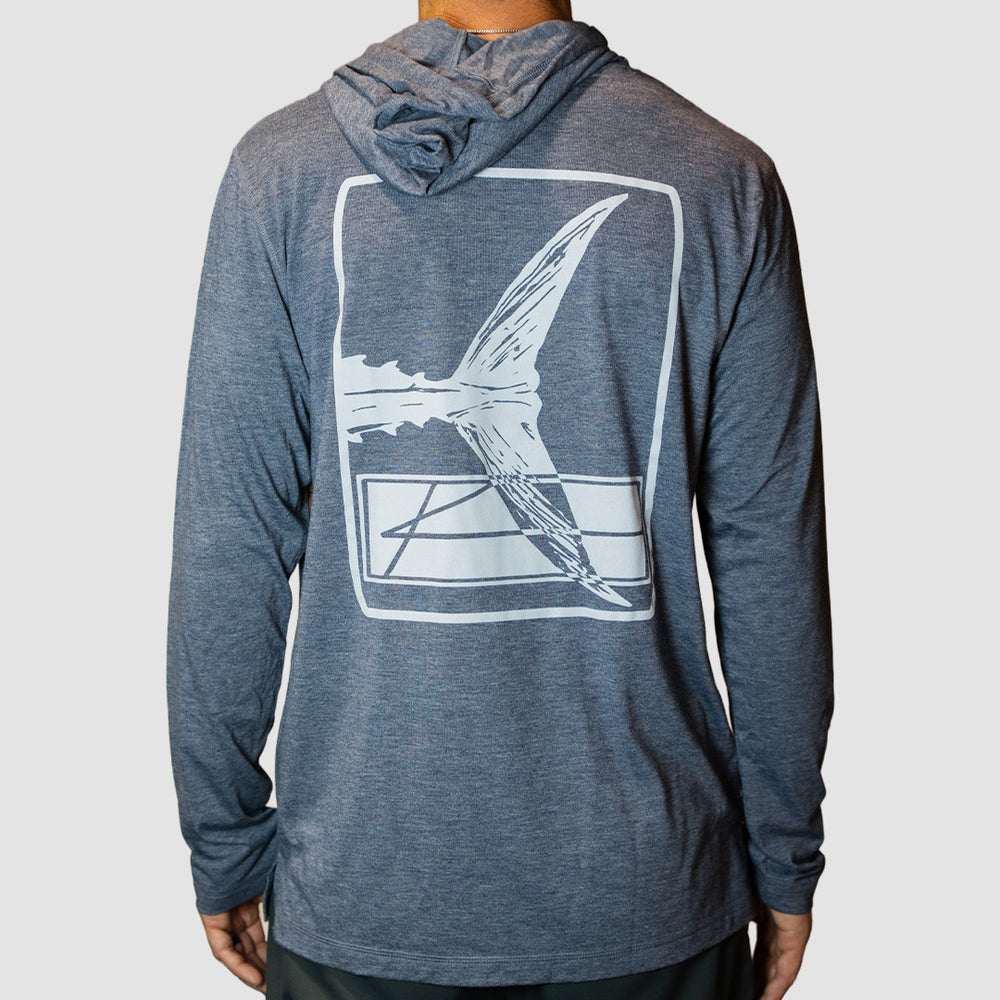 Tuna Tail - Long Sleeve Hooded Fishing Shirt