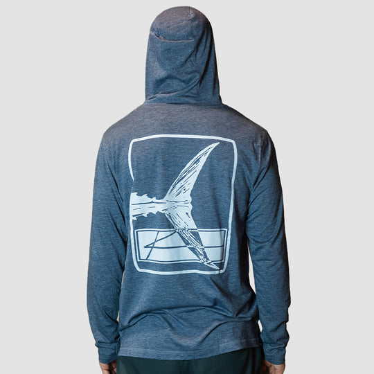 Tuna Tail - Long Sleeve Hooded Fishing Shirt