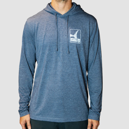 Tuna Tail - Long Sleeve Hooded Fishing Shirt