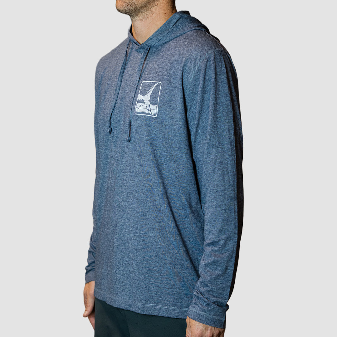Tuna Tail - Long Sleeve Hooded Fishing Shirt