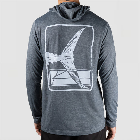 Tuna Tail - Long Sleeve Hooded Fishing Shirt