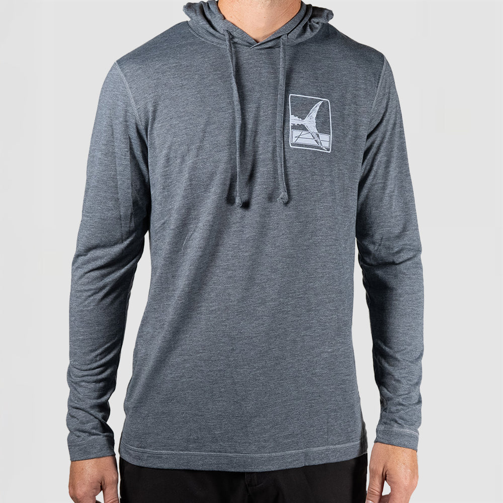 Tuna Tail - Long Sleeve Hooded Fishing Shirt