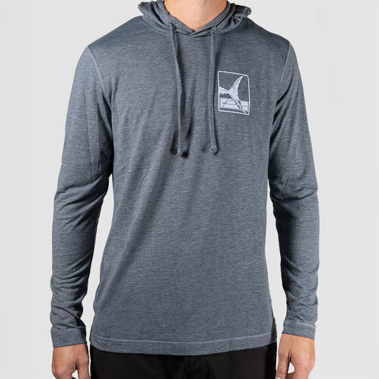 Tuna Tail - Long Sleeve Hooded Fishing Shirt