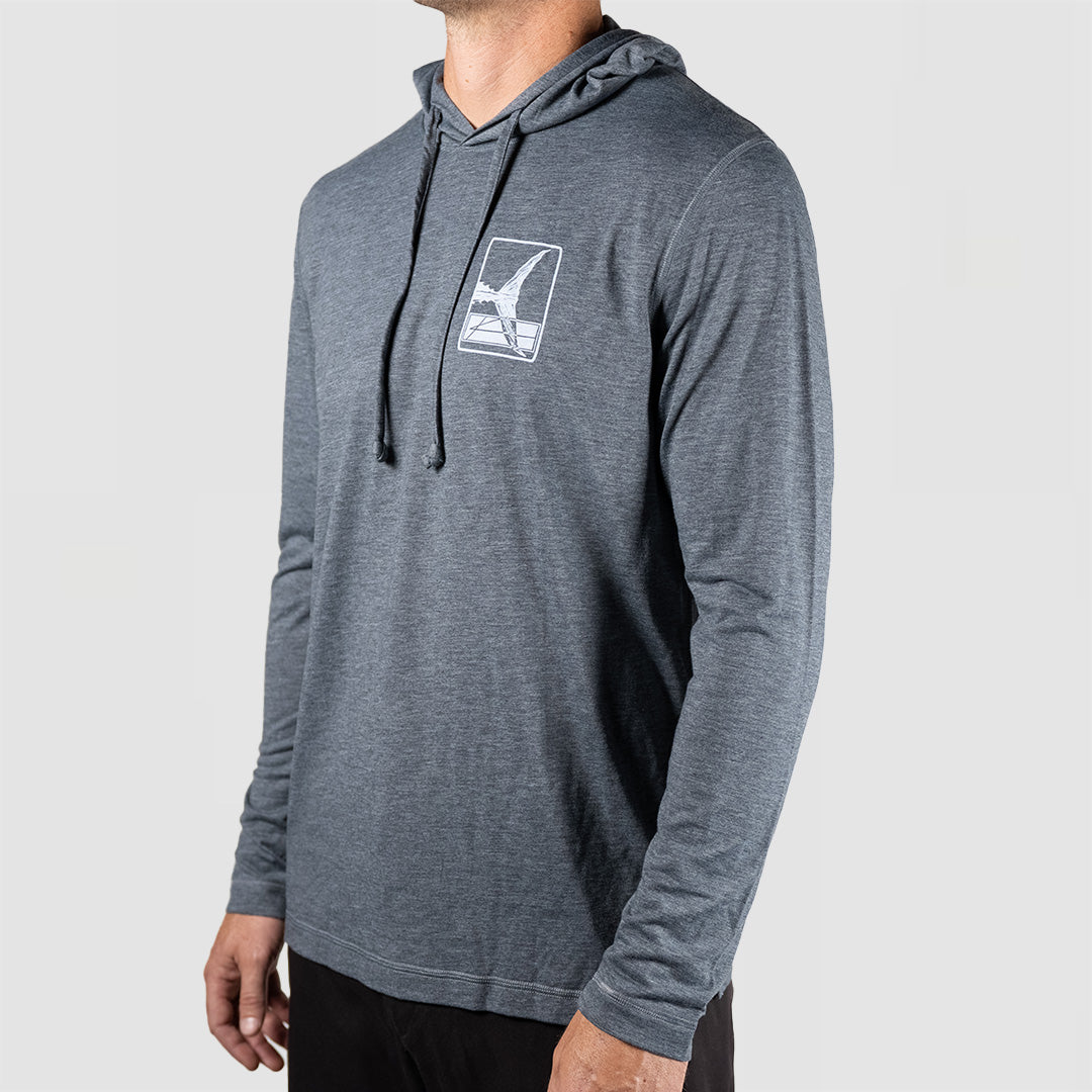 Tuna Tail - Long Sleeve Hooded Fishing Shirt