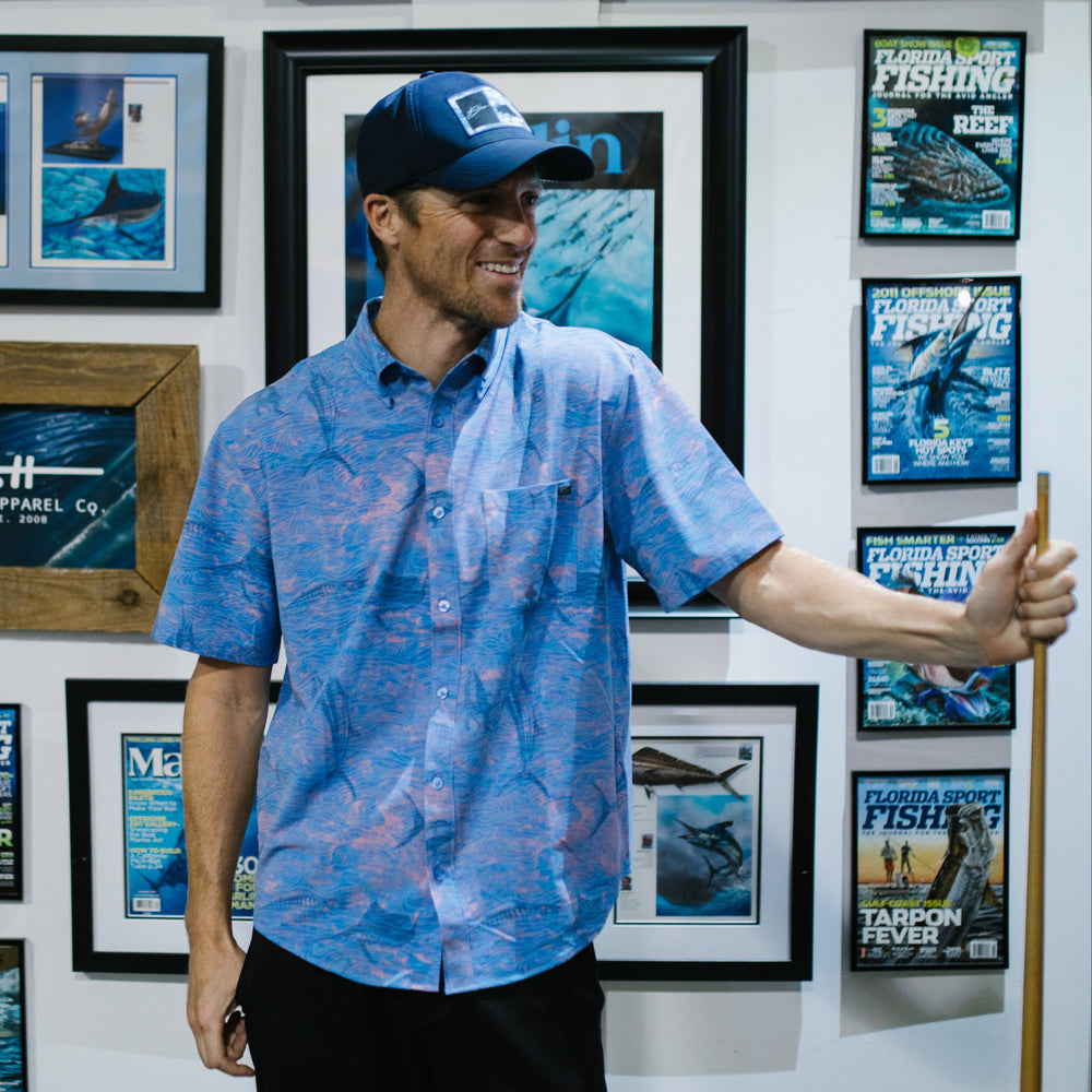 Wave Slam Islander Button Down Shirt