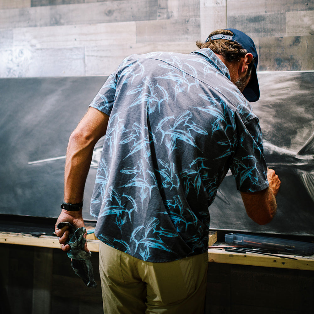 Atlantic Traveler Islander Button Down Shirt