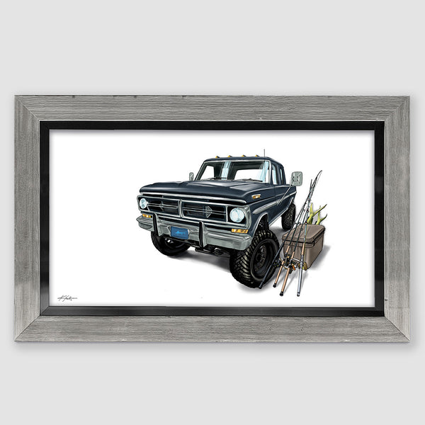 StephenKenny 活版印刷 ポスター TRUCK FURNITURE THIS IS THE ONE NOTHING BUT TRUCK | TRUCK FURNITURE
