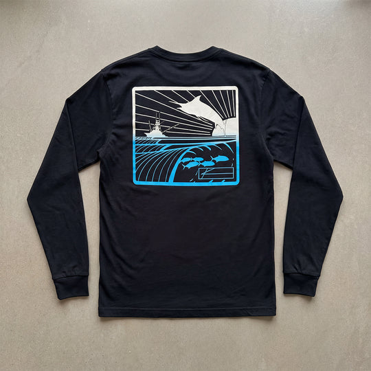 Bills & Barrels - Long Sleeve Fishing T-Shirt