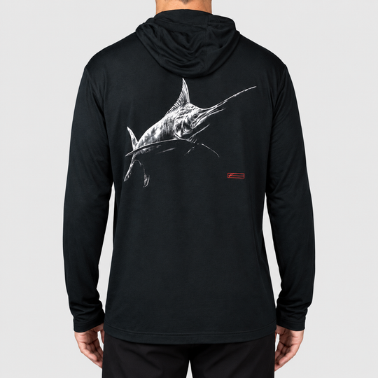 Big N Bad - Long Sleeve Hooded Fishing Shirt
