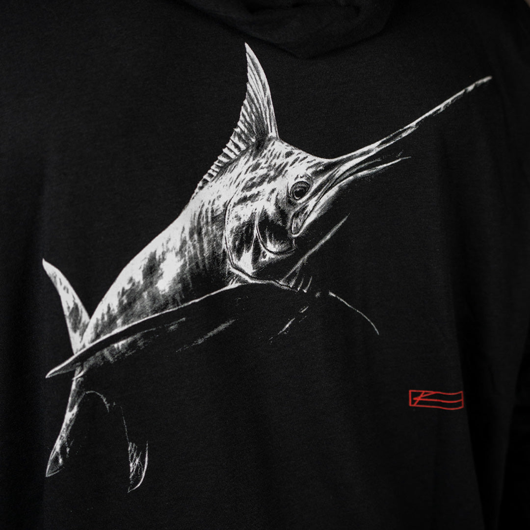 Big N Bad - Long Sleeve Hooded Fishing Shirt