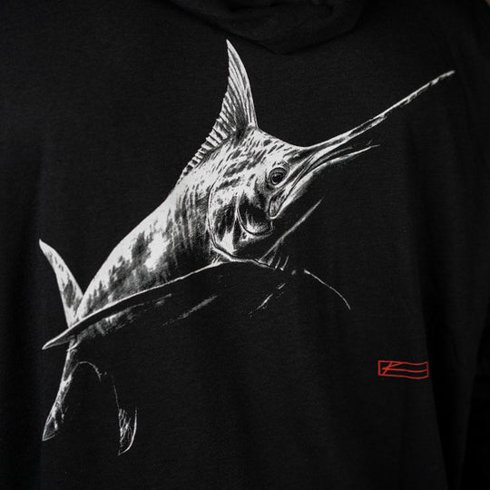 Big N Bad - Long Sleeve Hooded Fishing Shirt