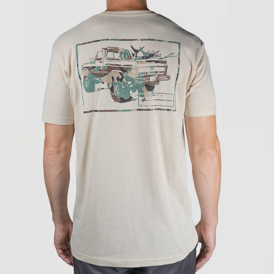 Camo Square Body Fishing T-Shirt