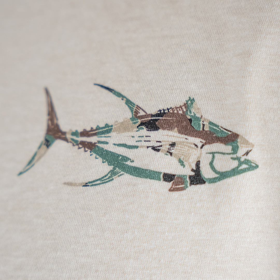 Camo Square Body Fishing T-Shirt