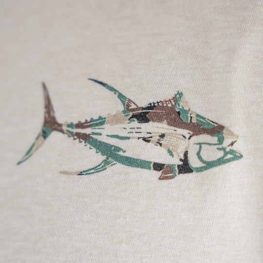 Camo Square Body Fishing T-Shirt