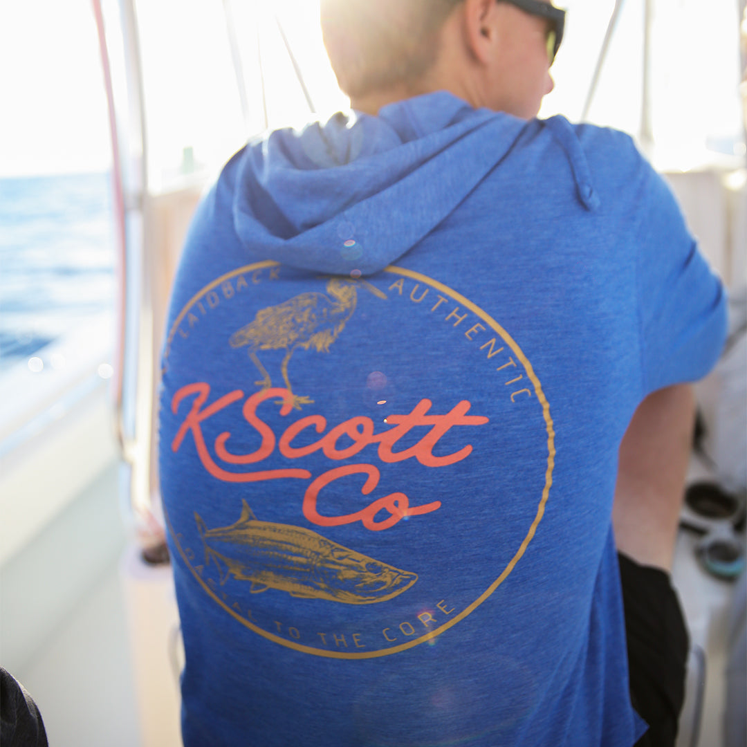 Coastal to the Core - Long Sleeve Hooded Fishing Shirt