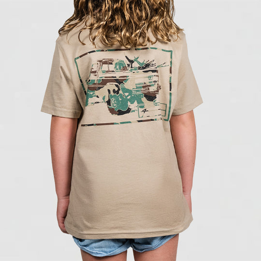 Camo Square Body - Youth T-Shirt