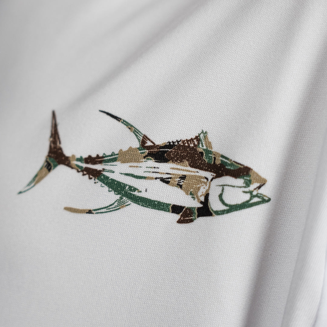 Camo Square Body - Youth LS Performance Hoodie