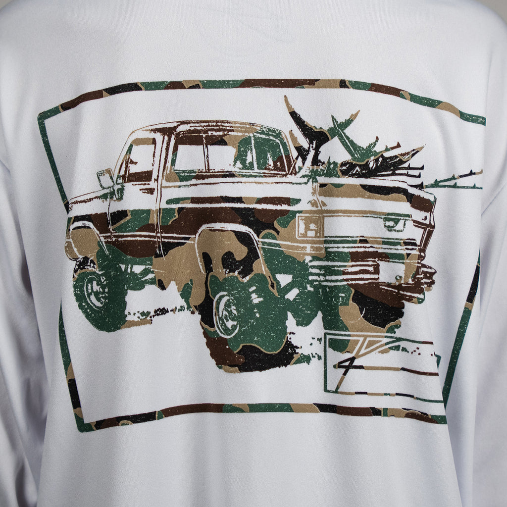 Camo Square Body - Youth LS Performance Hoodie