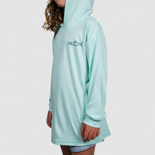 Chasin Tide - Youth LS Performance Hoodie