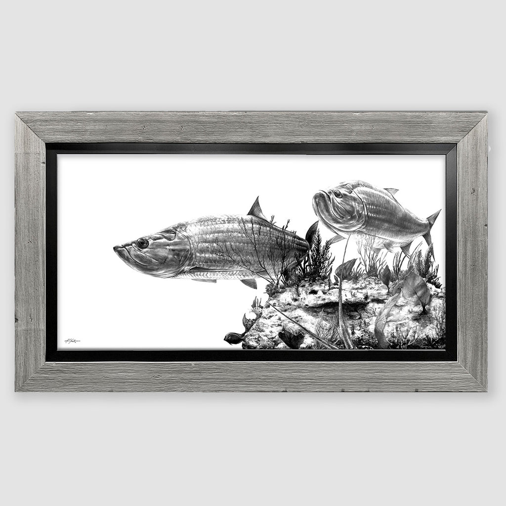 Keys King B/W Marine Artwork