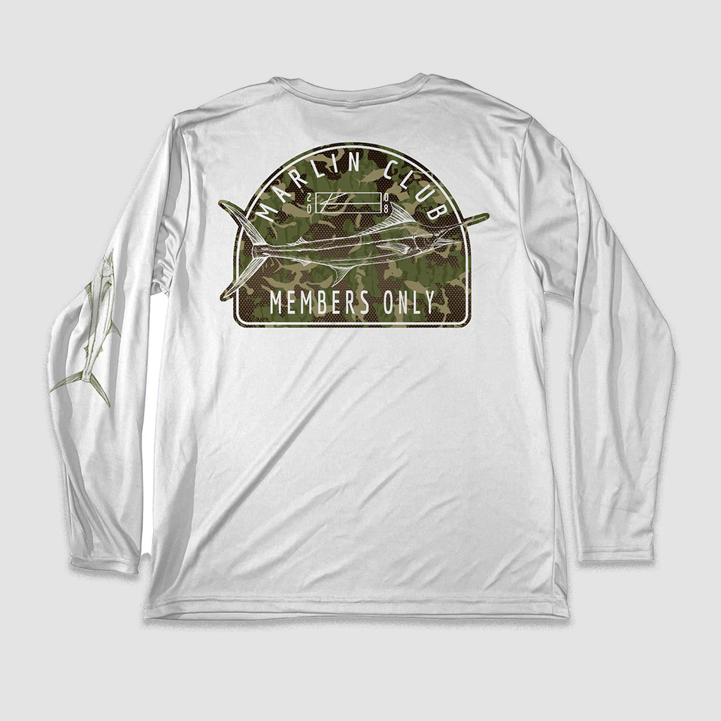 Marlin Club Long Sleeve Performance Fishing Shirt