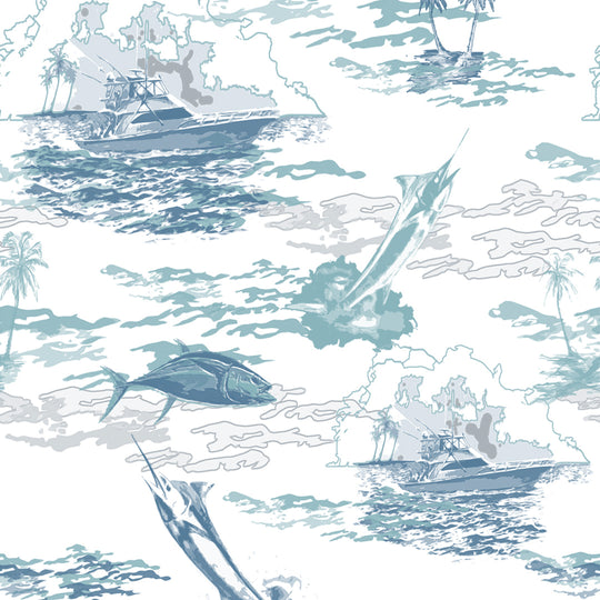 Offshore Dreamin' Islander Button Down Shirt