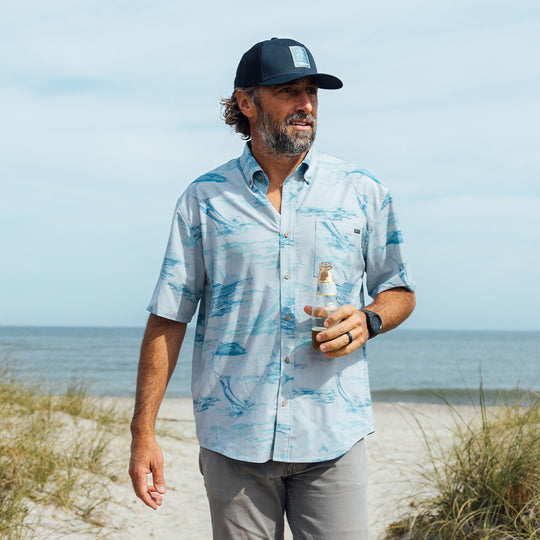 Offshore Dreamin' Islander Button Down Shirt