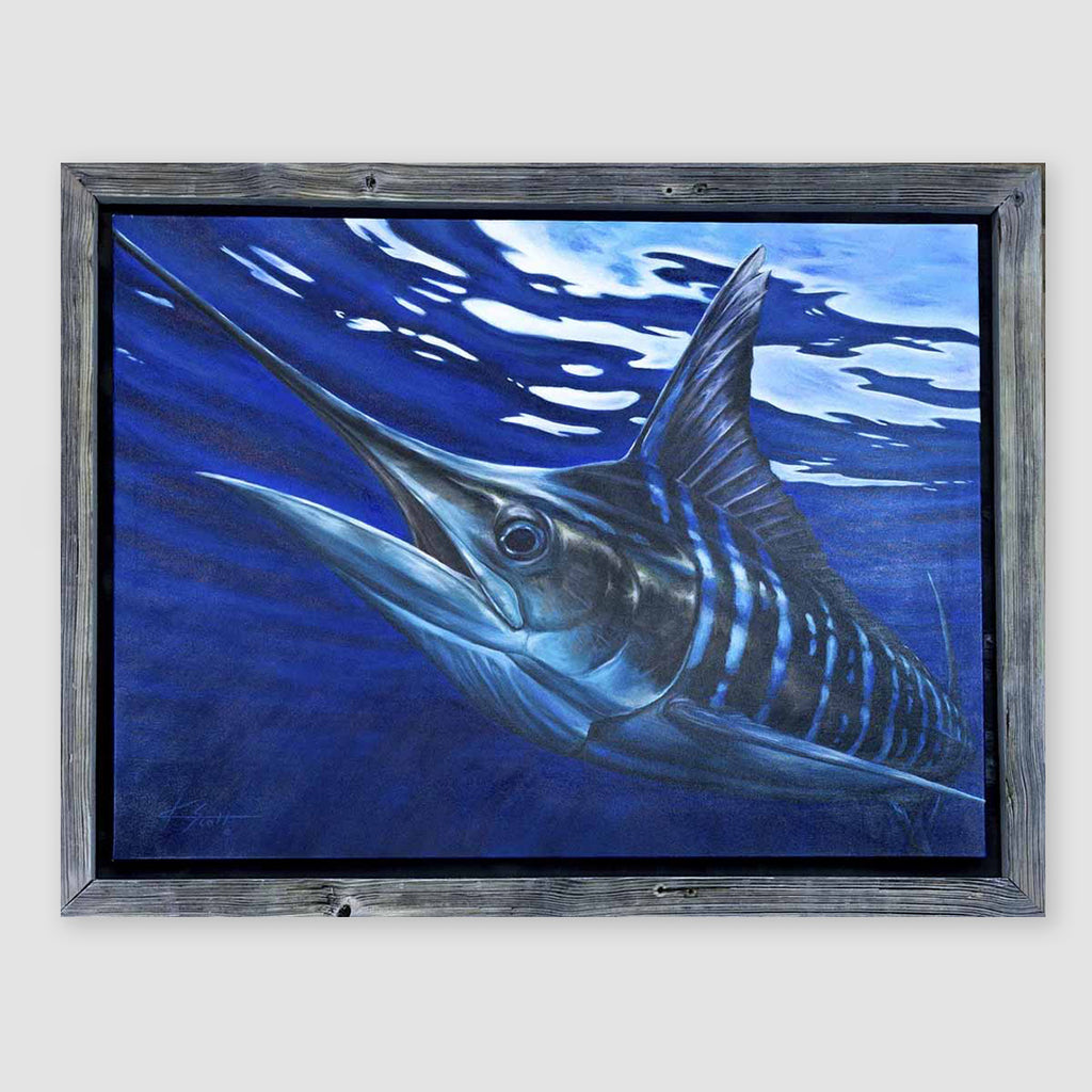 Pacific Stripes - Stripped Marlin Wall Art – KScott Art
