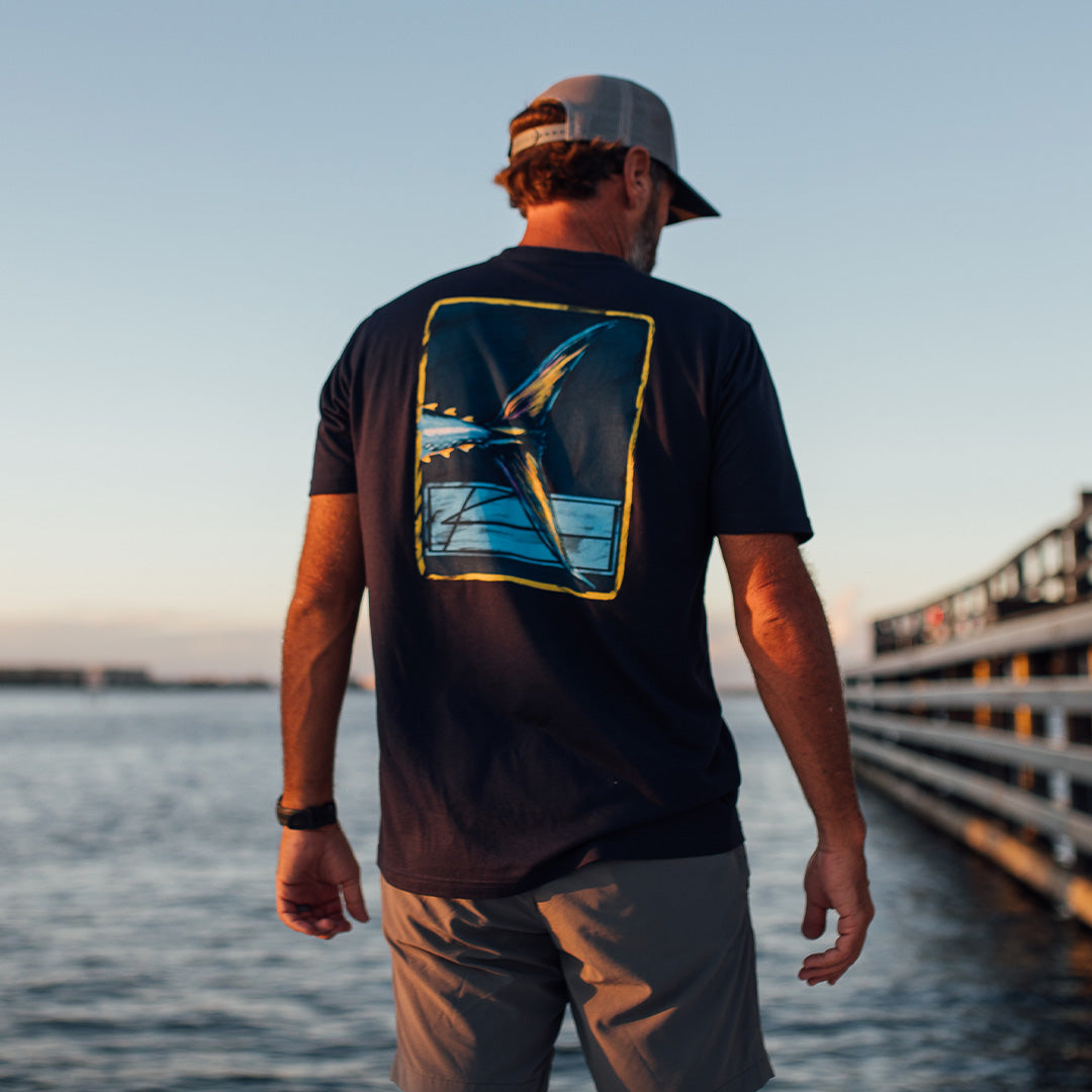 Painted Tuna Fishing T-Shirt