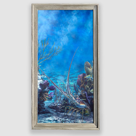 "Peek A Boo" Lobster Print & Original giveaway