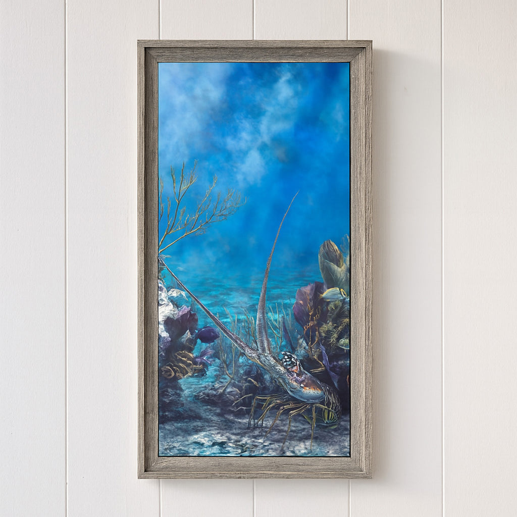 "Peek A Boo" Lobster Print & Original giveaway