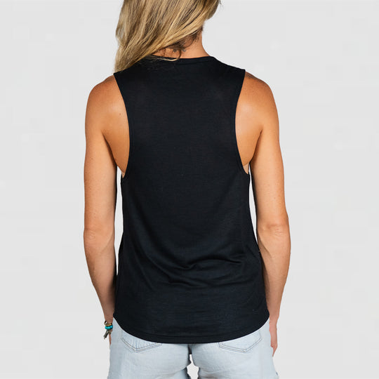 Redfish Company - Sleeveless Womans Flowy Scoop Muscle Tank