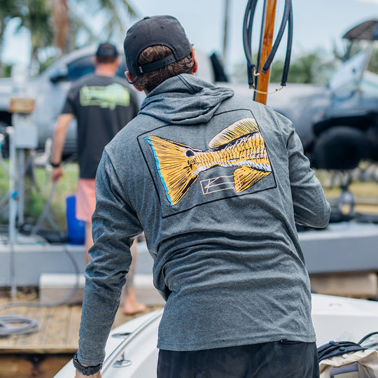 Redfish Tail Performance Hoodie