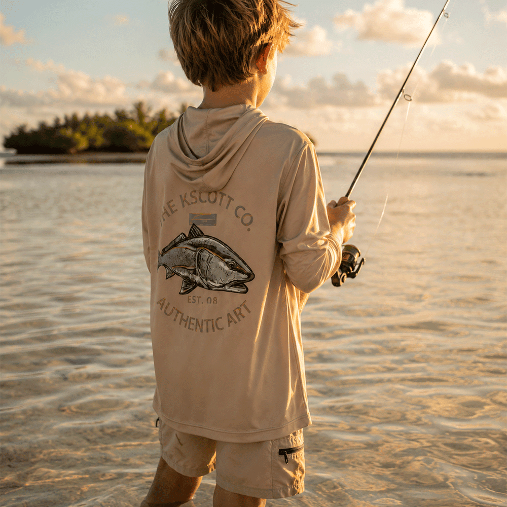 Redfish Company - Youth LS Performance Hoodie