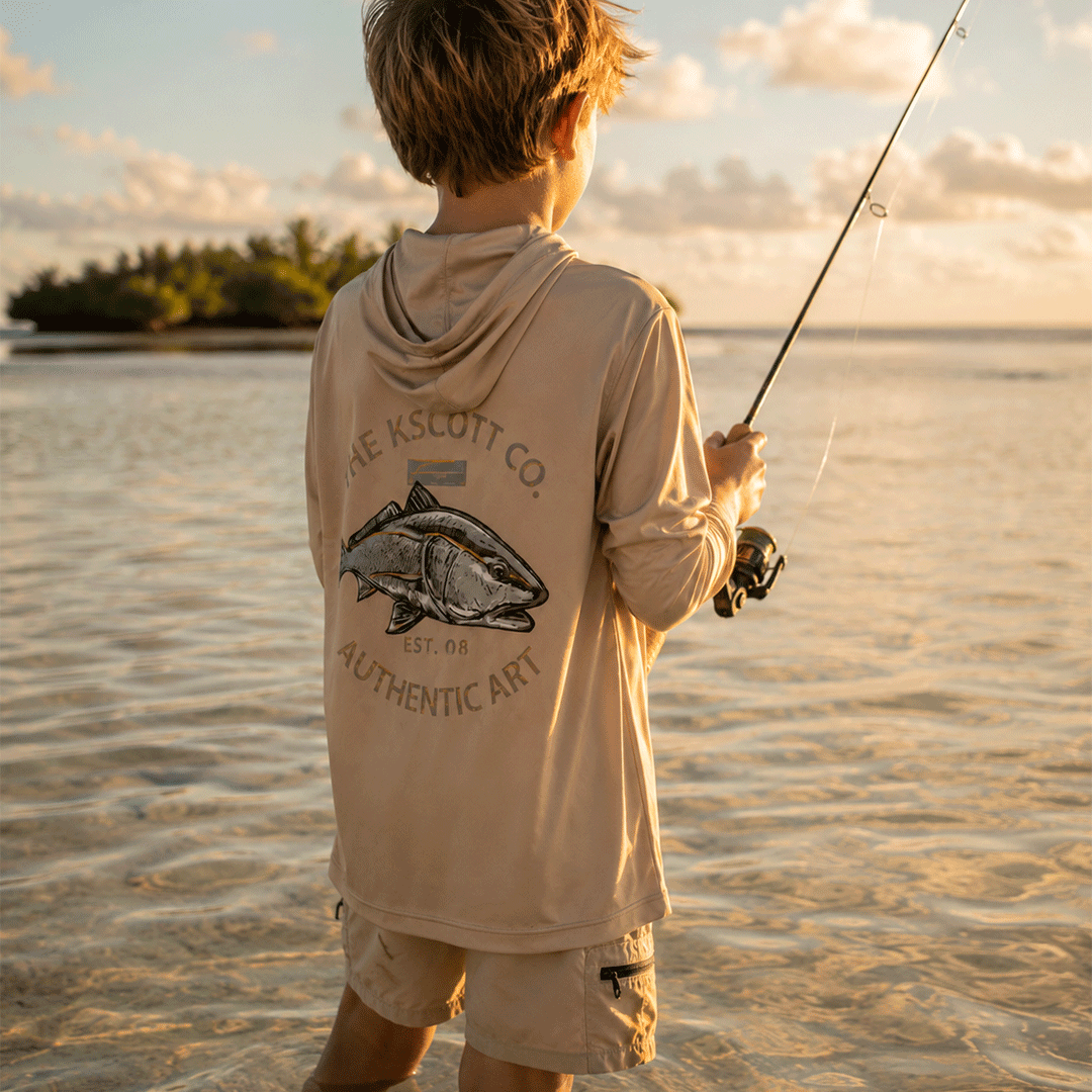 Redfish Company - Youth LS Performance Hoodie