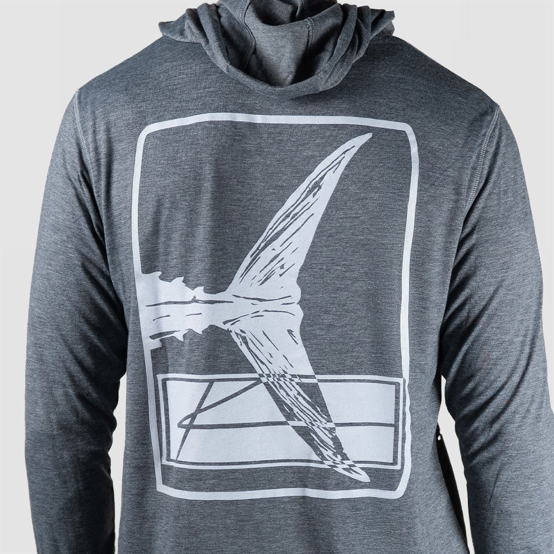 Tuna Tail - Long Sleeve Hooded Fishing Shirt