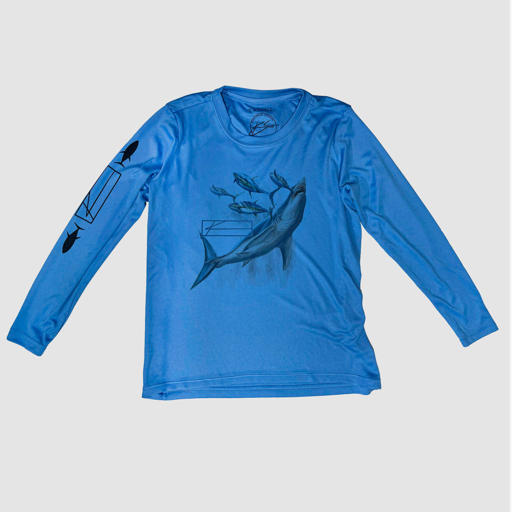 Tuna Snacks - Cool Blue - Youth Performance Shirt