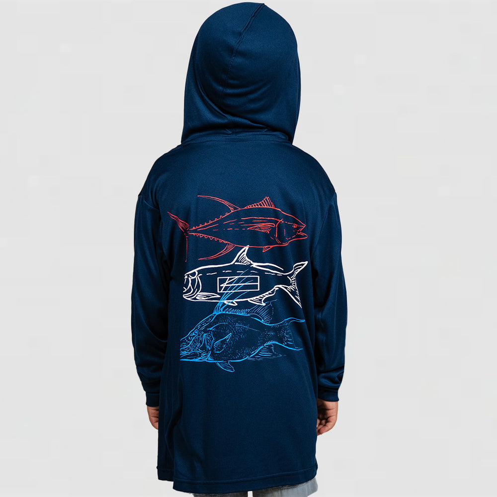 What a Country - Youth LS Performance Hoodie