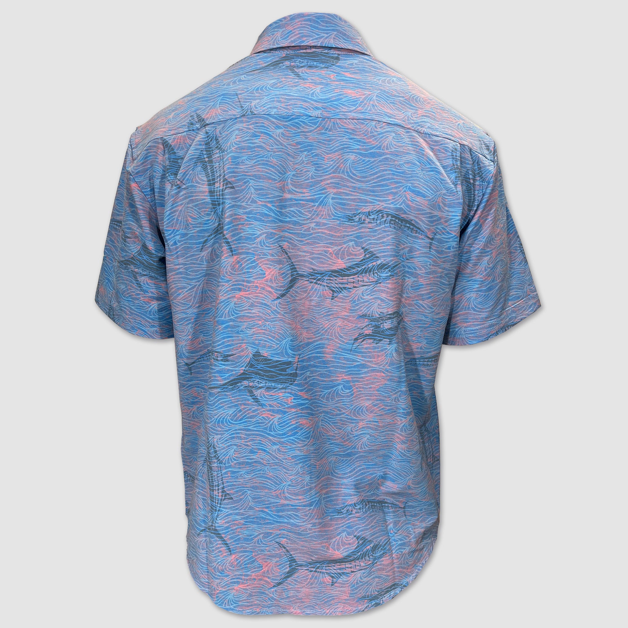 Wave Slam Islander Button Down Shirt | KScott Art