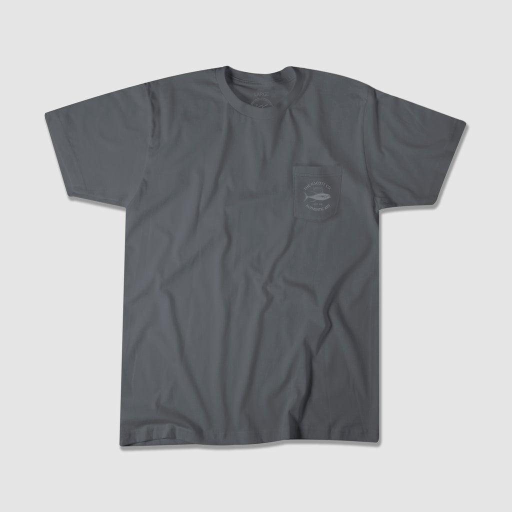 Ahi Club Pocket Tee - Pirate Black