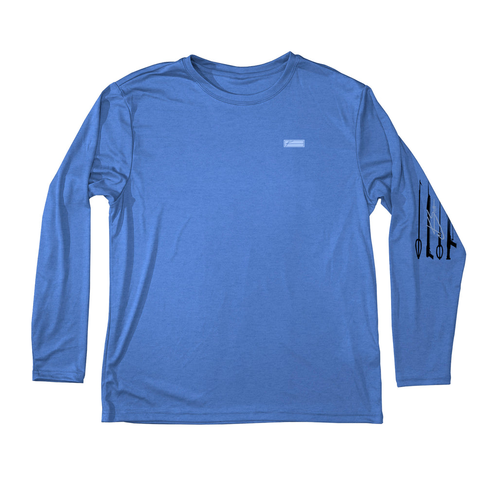 Hogfish Art and Provisions Longsleeve - Columbia Blue